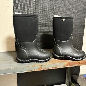 Bogs Black Kids Rain & Snow Boots